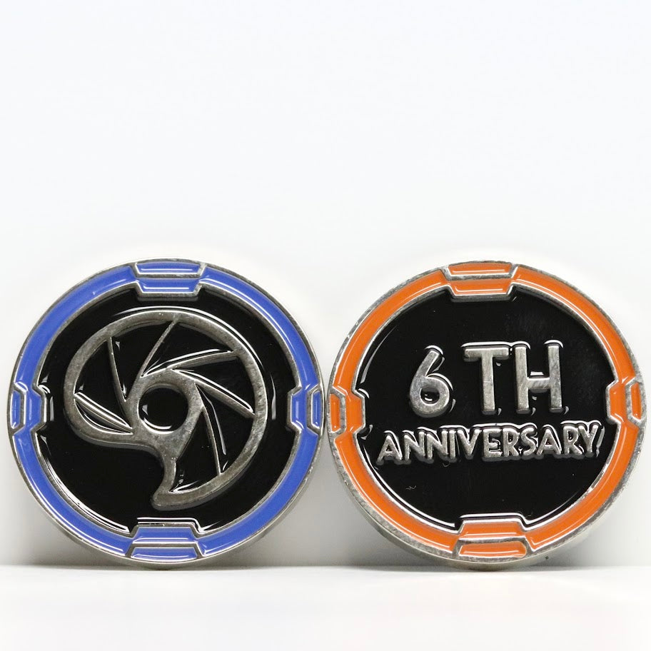 Baggles 6th Anniversary Enamel Coin