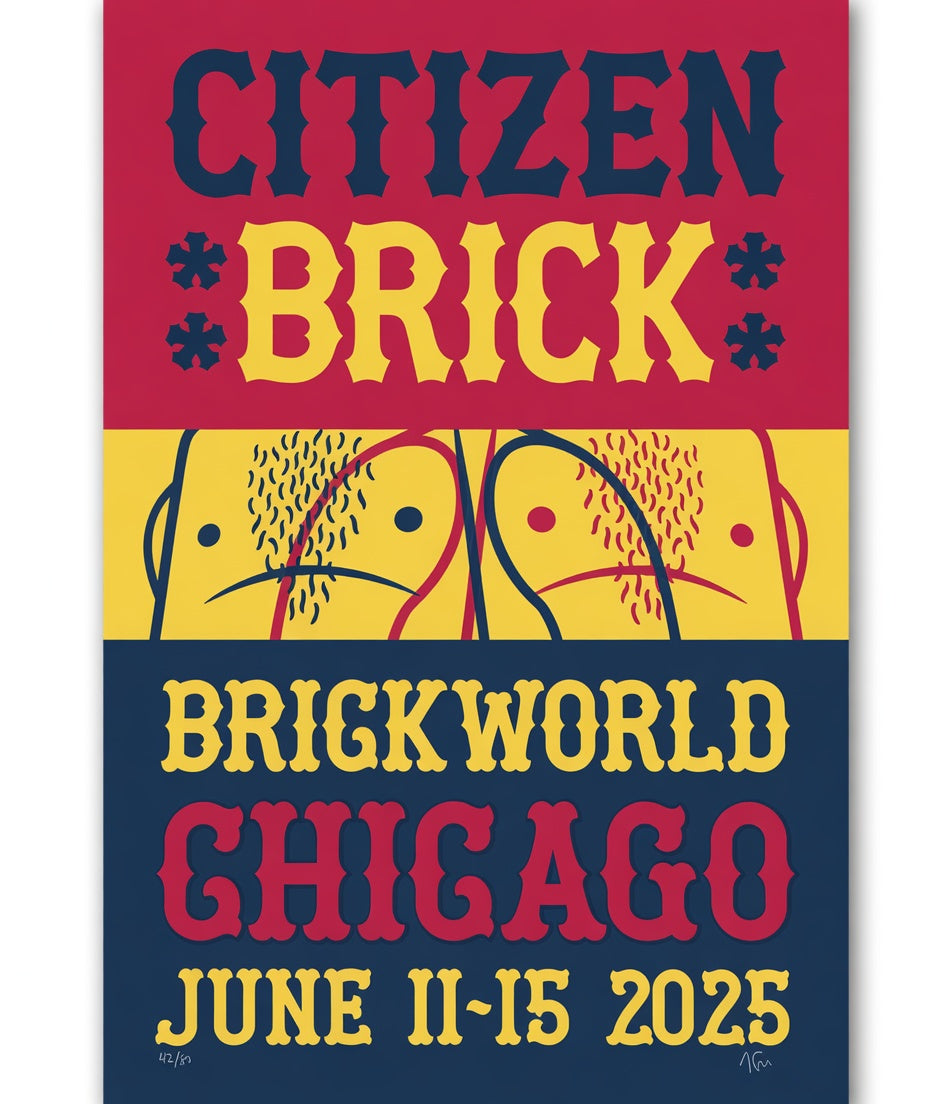 Citizen Brick Poster - Brickworld Chicago June 2025