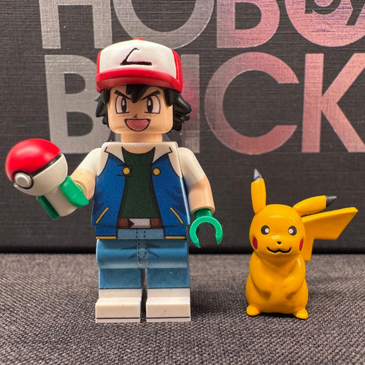 Hobby Brick Ash Ketchum & Pikachu (Pokémon)