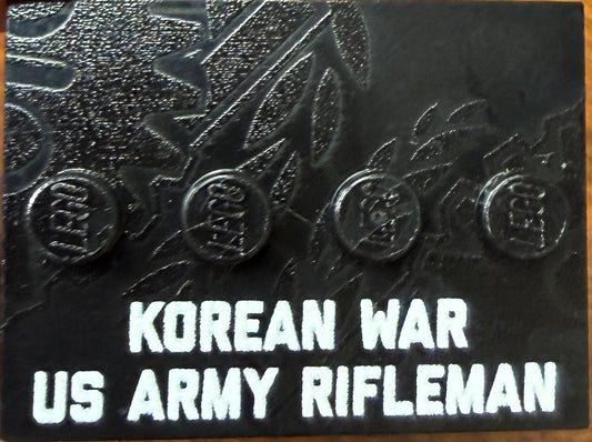 Brickmania Korean War US Army Rifleman V2 (Includes Printed Base Plate!)