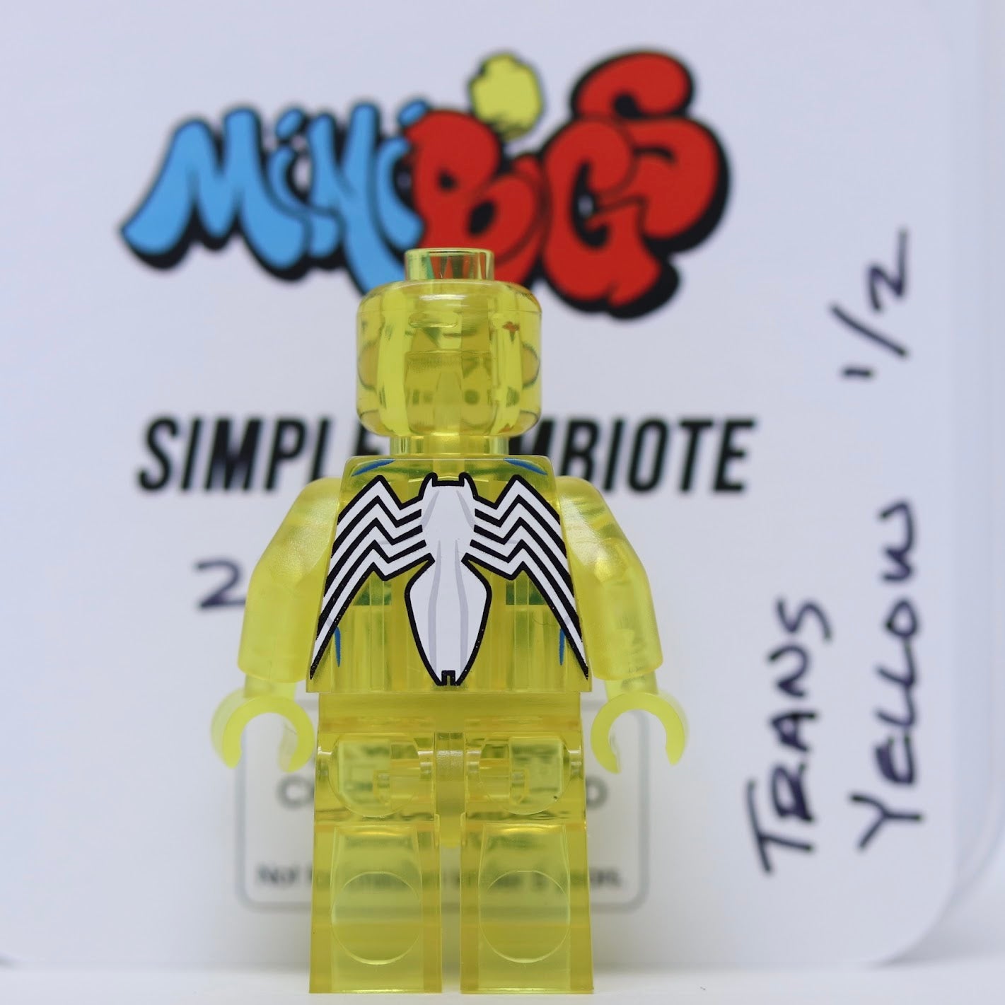 miniBigs Symbiote Spider-Man (Trans-Yellow)