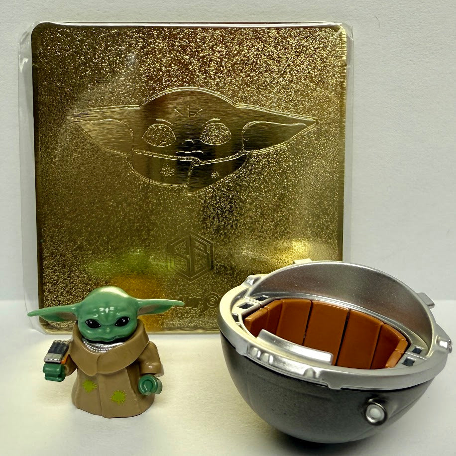 PCB Baby Yoda V2 + Pod (Galactic Child V2, Training Pose)