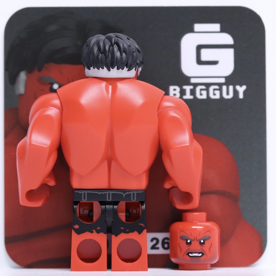 Big Guy Minifigs Red Hulk (General Thaddeus Thunderbolt Ross)
