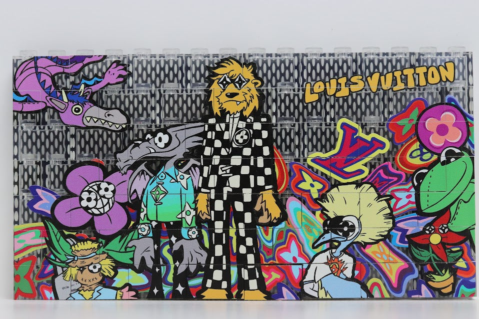 Rich Brick Louis Vuitton Virgil Abloh coffee table book - Graffiti Wall