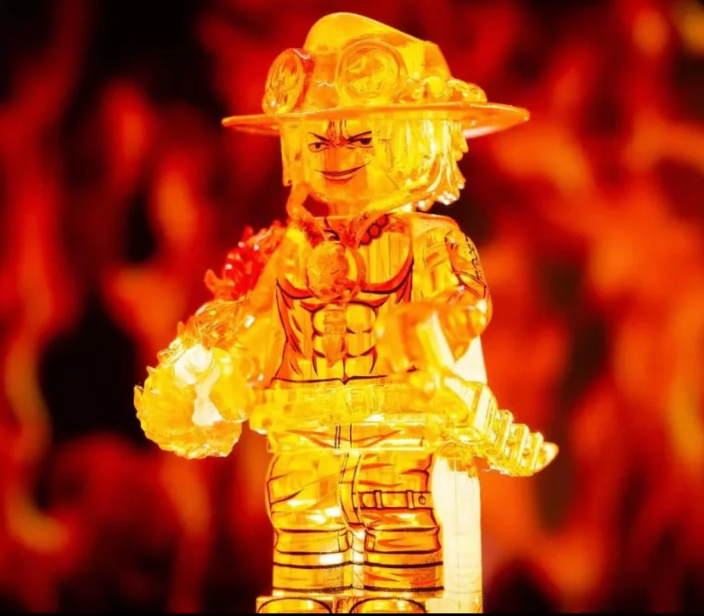 Liberty Brick Portgas D. Ace (One Piece) - Transparent Edition