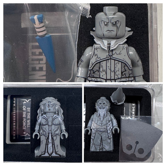 Baggles x LCM Mortis Trio Stone Statue Variants