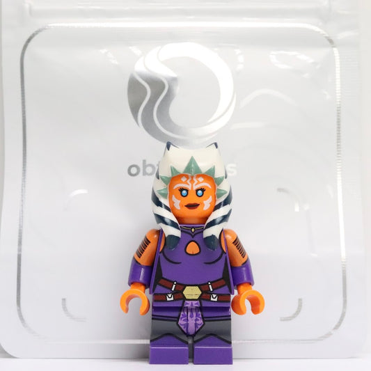 OBT Bricks Ahsoka Tano (Snippy Student) Purple Variant + Lekku Hairpiece