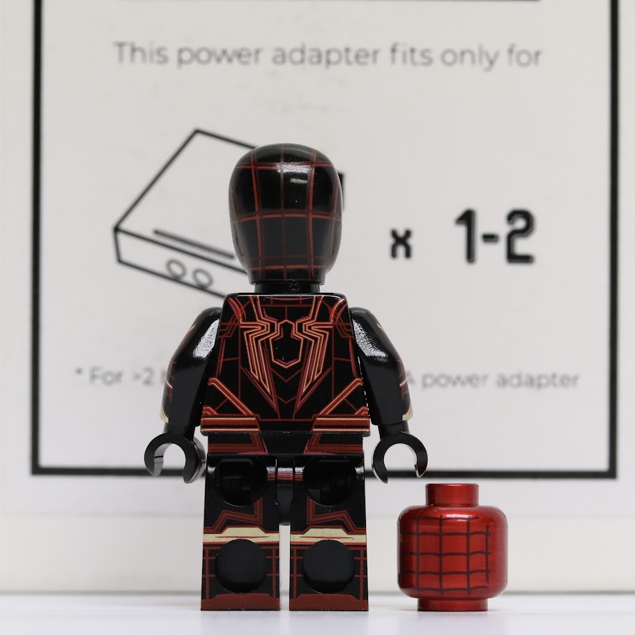 LCM Iron Spider-Man (Black Variant) - Glowing Eyes