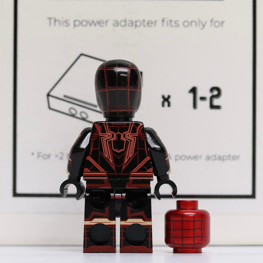 LCM Iron Spider-Man (Black Variant) - Glowing Eyes