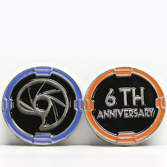 Baggles 6th Anniversary Enamel Coin