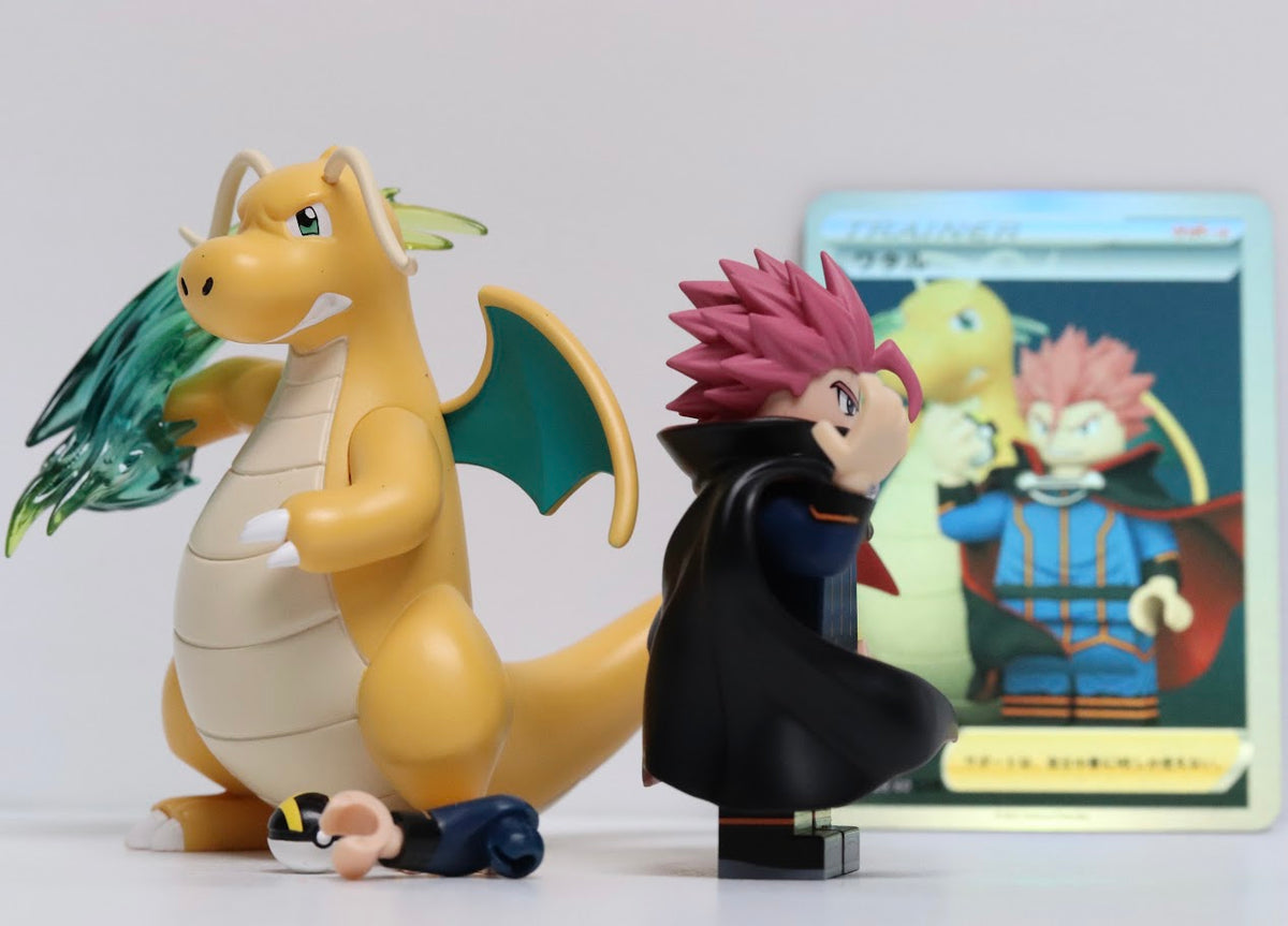 Saturday Brick Pokemon Lance & Dragonite