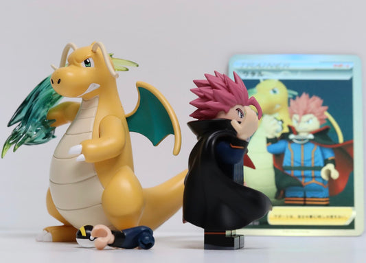 Saturday Brick Pokemon Lance & Dragonite