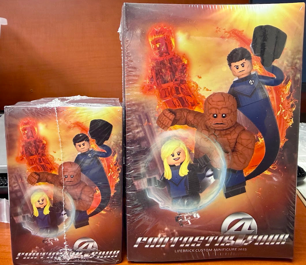 Lifebrick Fantastic Four DELUXE Set (2005 Movie Edition)