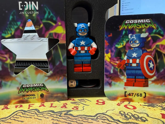 JIN Captain America (Cosmic Invasion - UV printed)