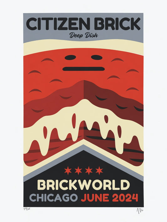 Citizen Brick Poster - Brickworld Chicago June 2024