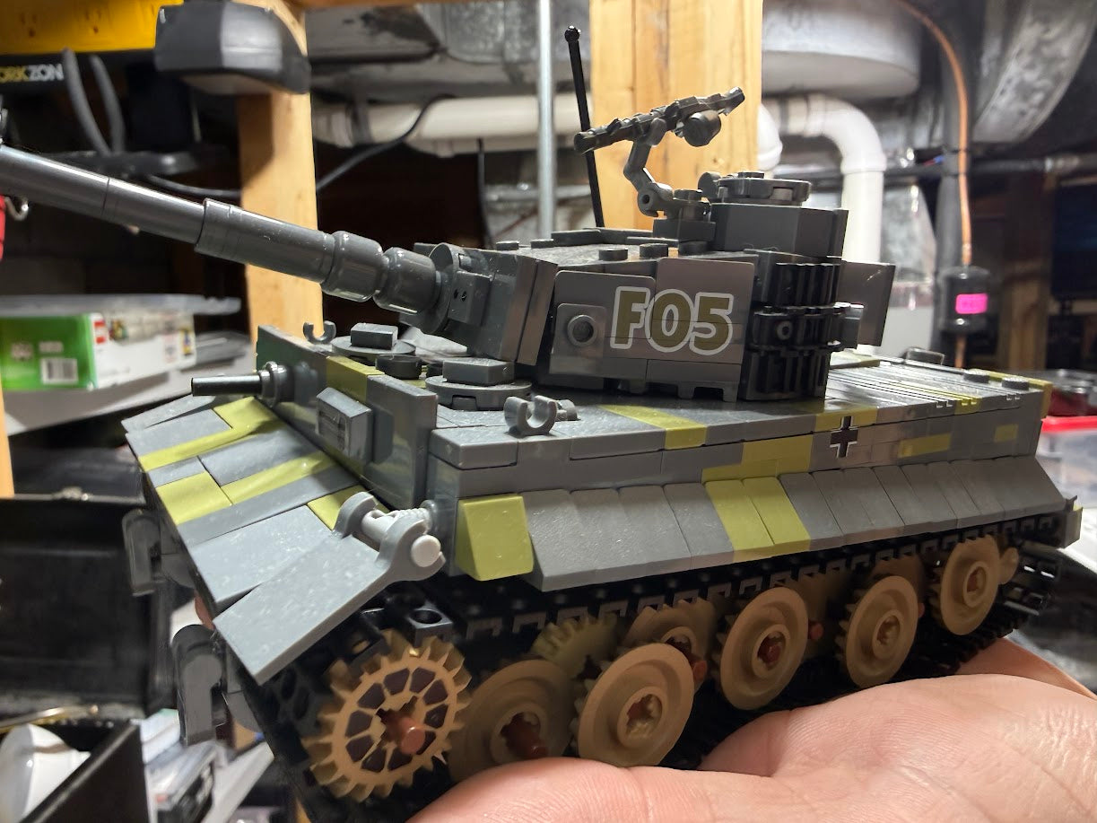 Brick Veteran King Panzerkampfwagen Tiger Gruppe Fehrmann F05