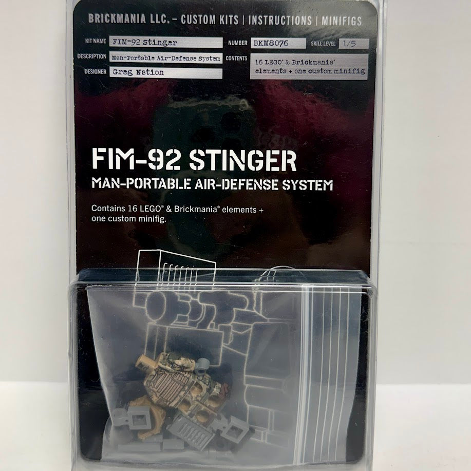Brickmania FIM-92 Stinger SAM Missile Building Kit
