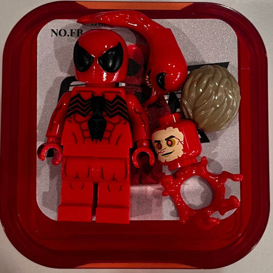 Funny Brick Symbiote Spider-Man (Red Variant)