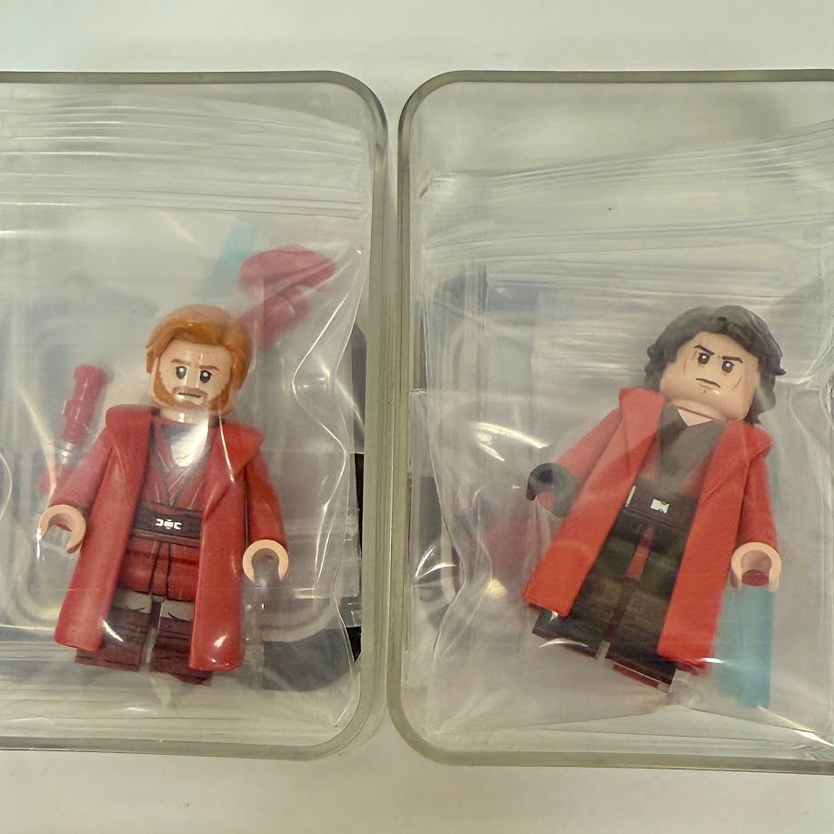 Jaka Obi-wan and Anakin Skywalker Set (Red Variant)