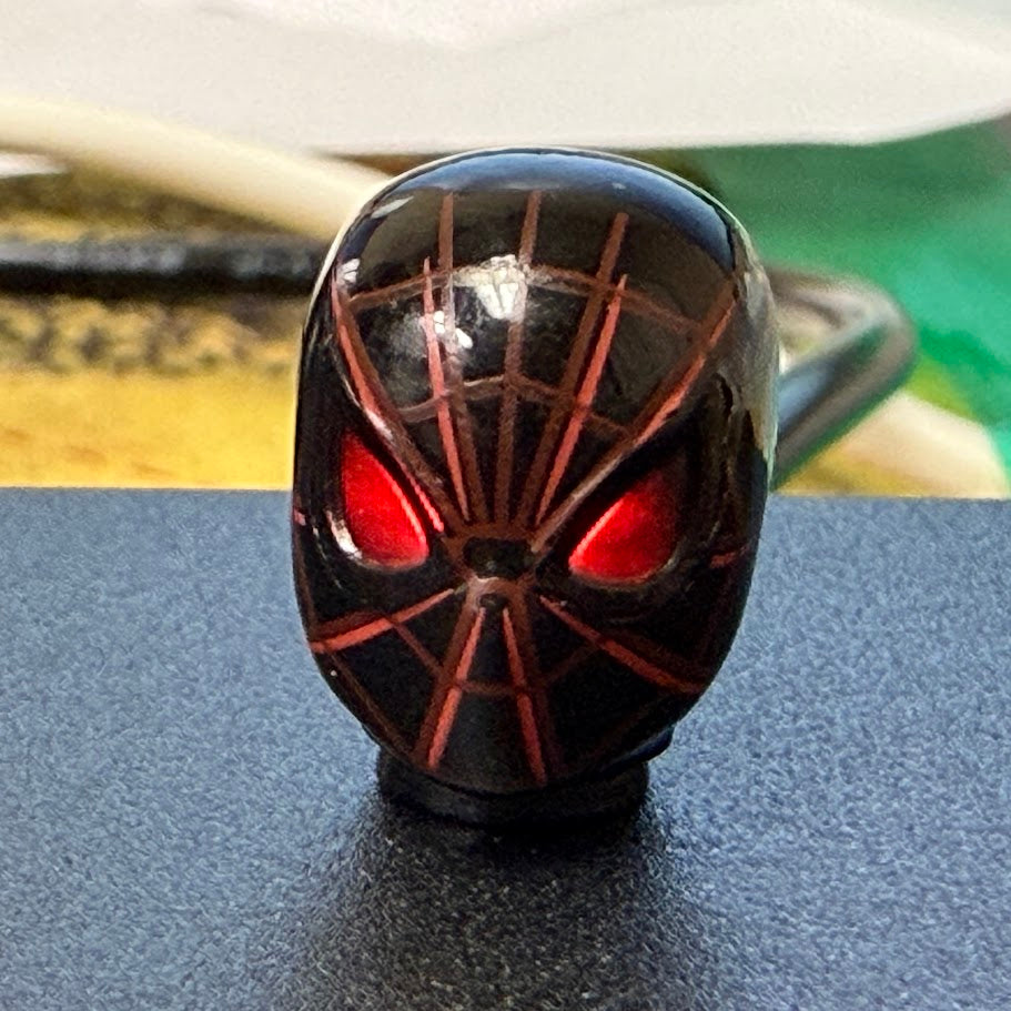 LCM Iron Spider-Man (Black Variant) - Glowing Eyes