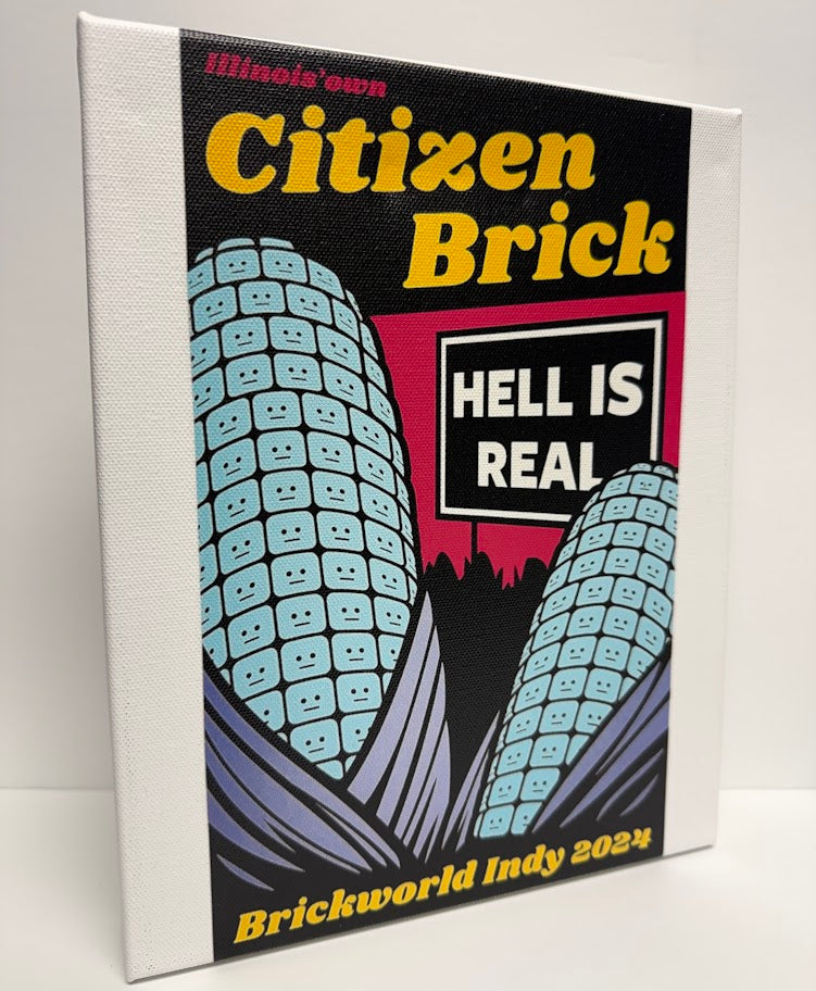 Citizen Brick Replica Poster Set on Premium 8"x10" Canvas (7 Posters)