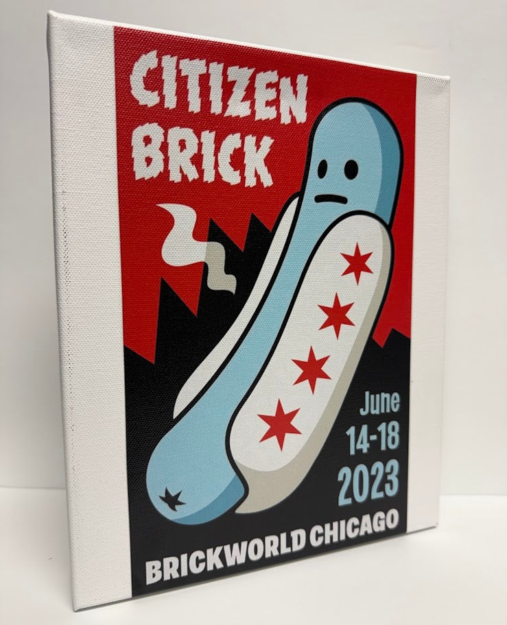 Citizen Brick Replica Poster Set on Premium 8"x10" Canvas (7 Posters)