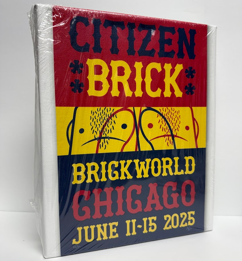 Citizen Brick Replica Poster Set on Premium 8"x10" Canvas (7 Posters)