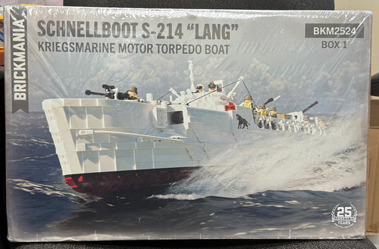 Brickmania Schnellboot S-204 "Lang" Kriegsmarine Motor Torpedo Boat Kit