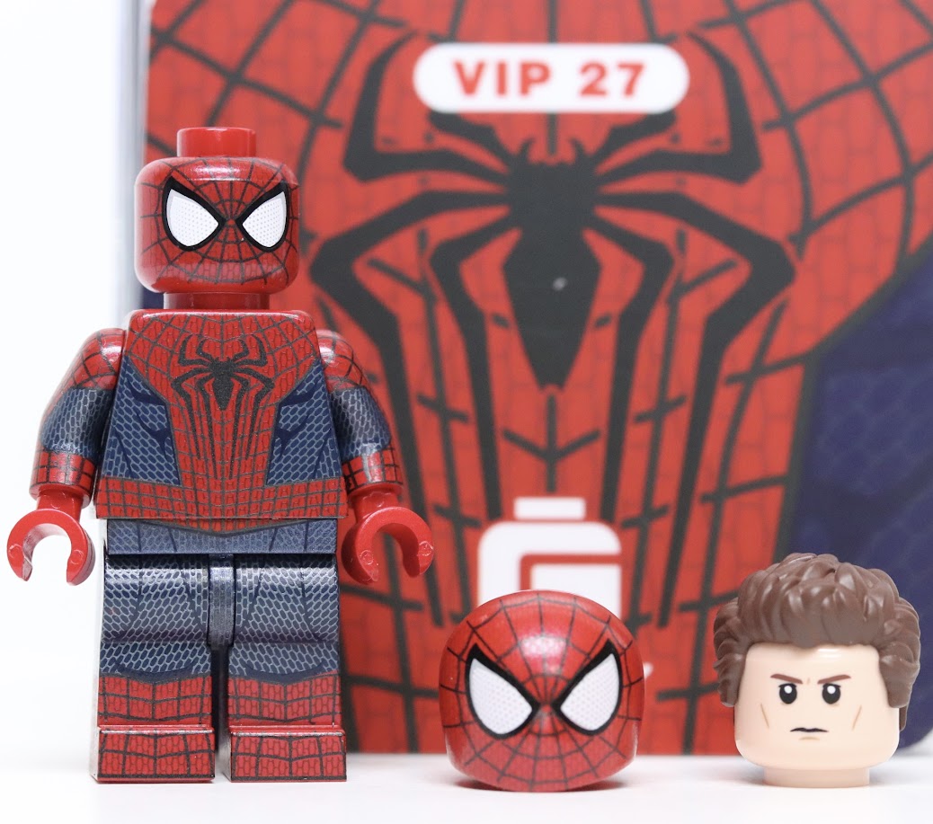 Big Guy Minifigs Amazing Spider-Man (Metallic VIP Edition)