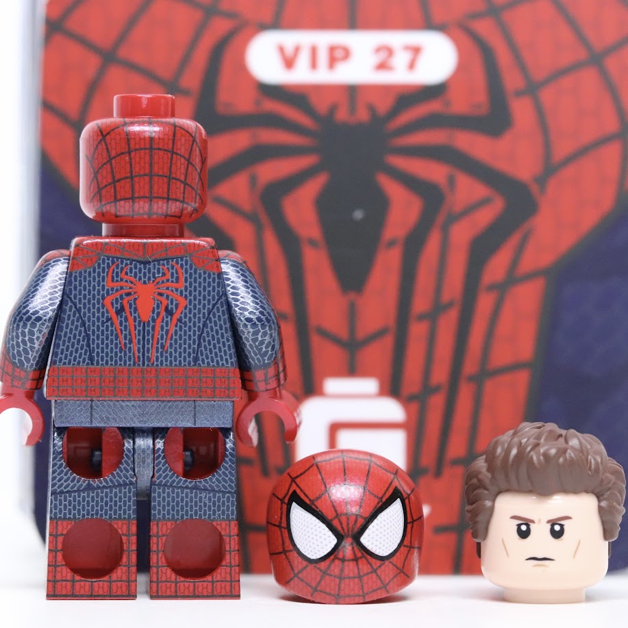 Big Guy Minifigs Amazing Spider-Man (Metallic VIP Edition