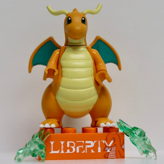 Liberty Brick Pokemon Lance & Dragonite