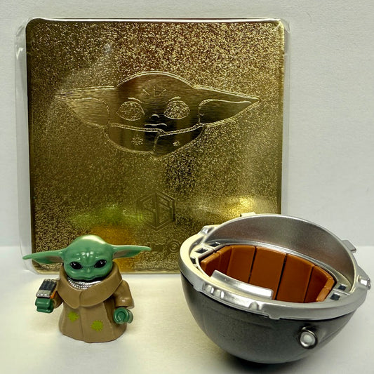 PCB Baby Yoda V2 + Pod (Galactic Child V2, Training Pose)
