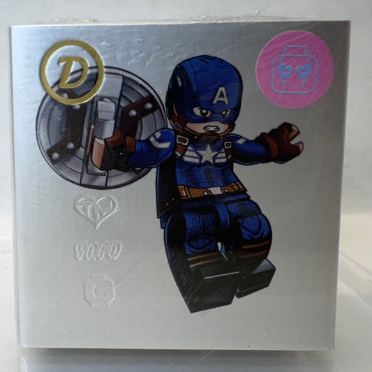 Big Guy Minifigs Captain America (Pink - The Winter Soldier)