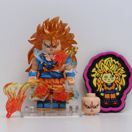 Sakura Brick Goku Super Saiyan 3 (4th Anniversary) + Hair Expansion