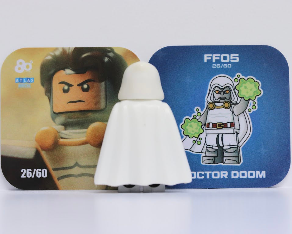 80s Toyshop x Atlas Bricks Doctor Doom (White Variant)