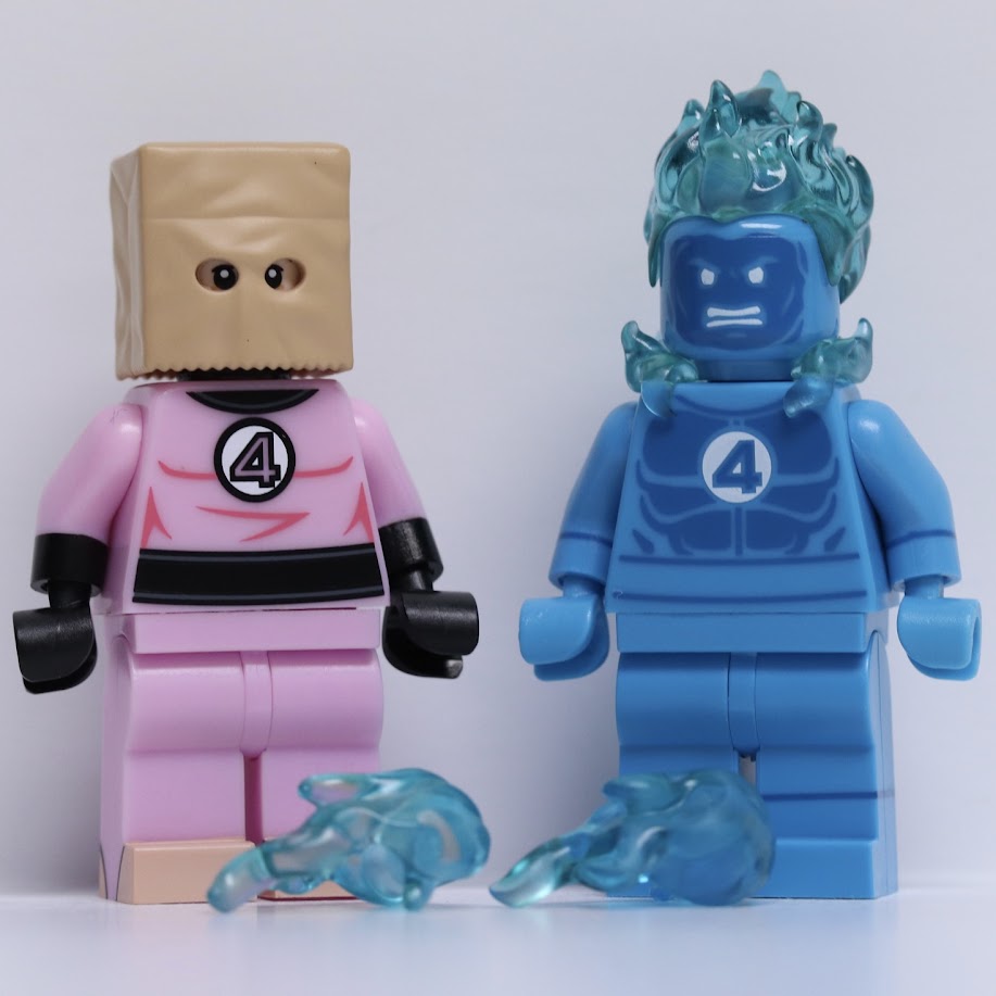 Abnormal Amazing Bag-Man + Human Torch (Blue Variant) Set