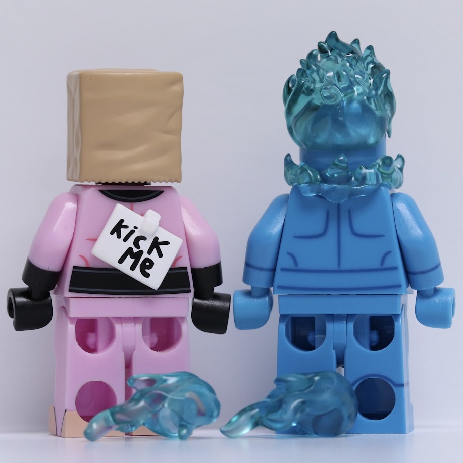 Abnormal Amazing Bag-Man + Human Torch (Blue Variant) Set