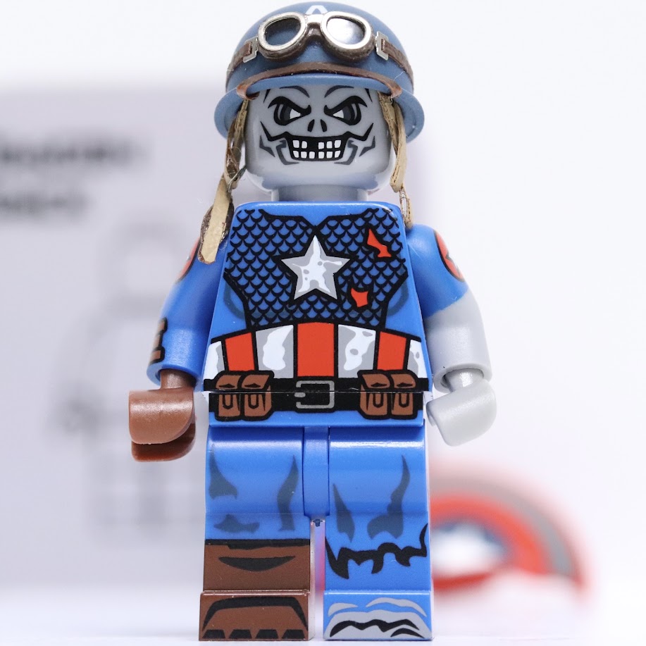 Dragon Brick Captain America Zombie + Handiharo Helmet