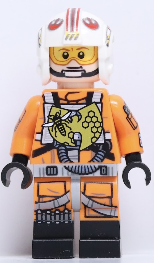 miniBigs X-Wing Pilot with Wu-Tang Killa Bees overprint