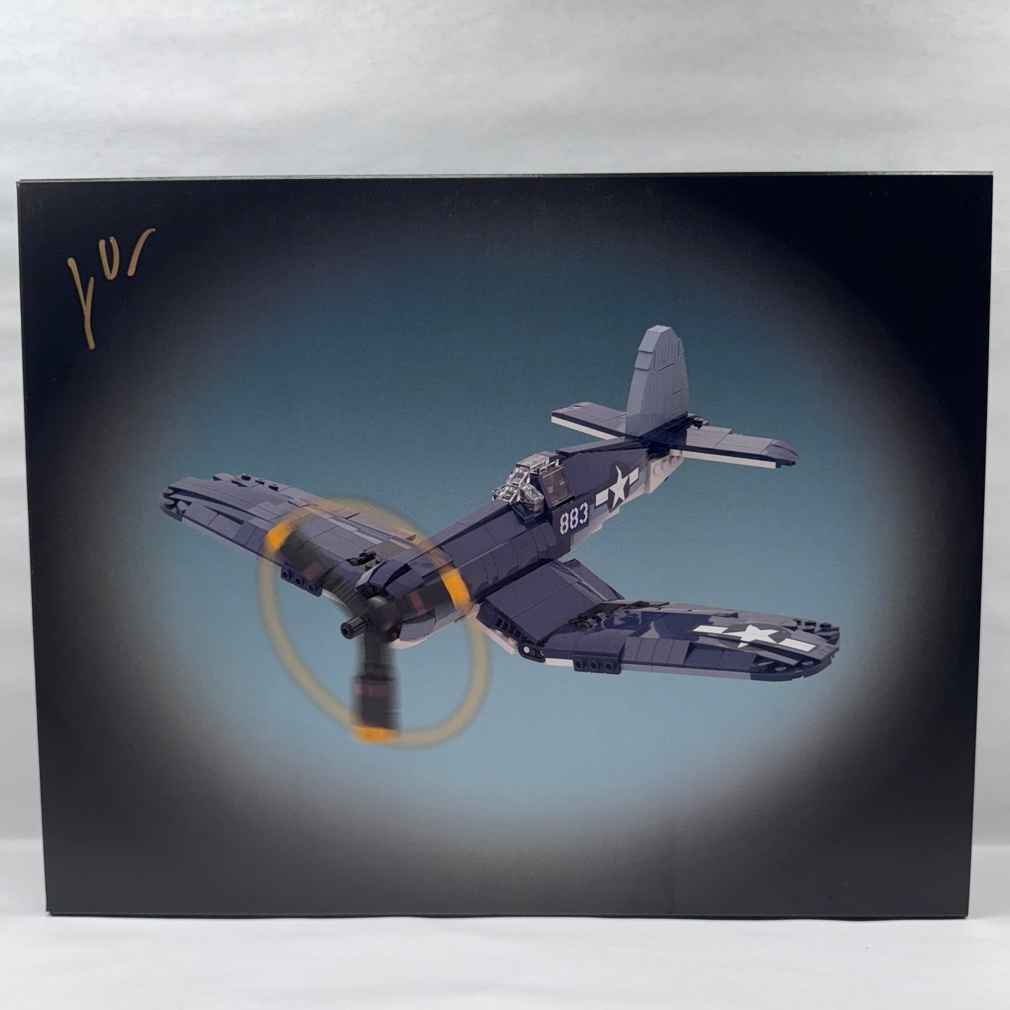 BrickVeteran F4U-1A VMF-214 Corsair WWII Naval Fighter