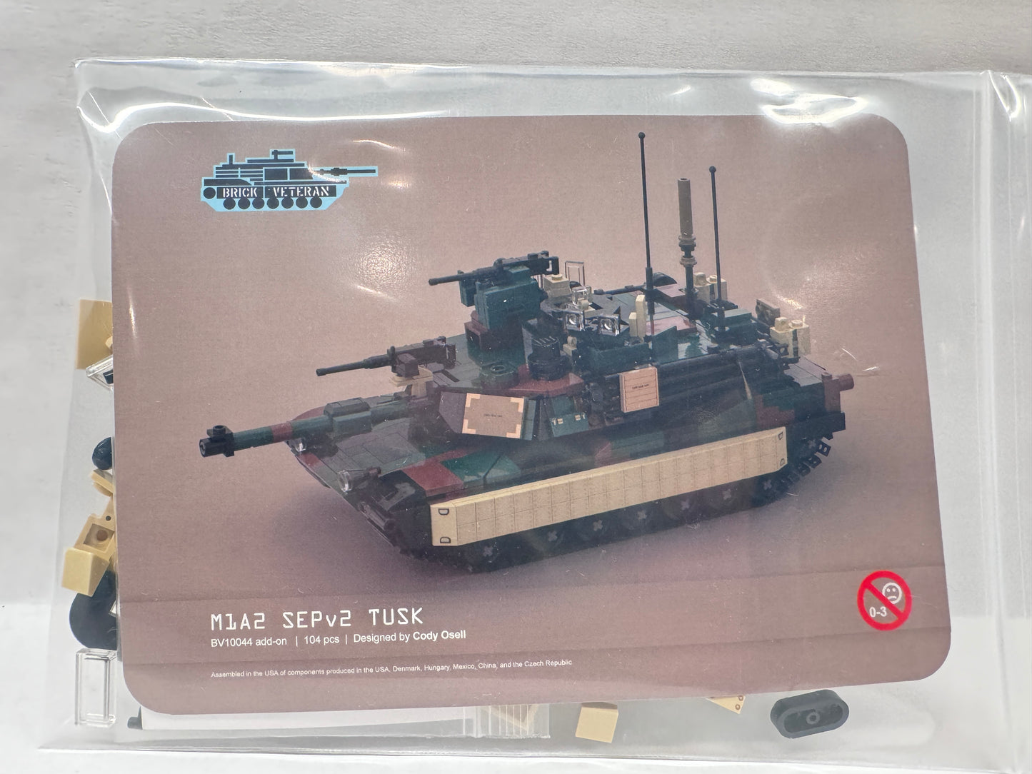 BrickVeteran Abrams M1A2 SEPv2 Tank (Add-On Pack Only)