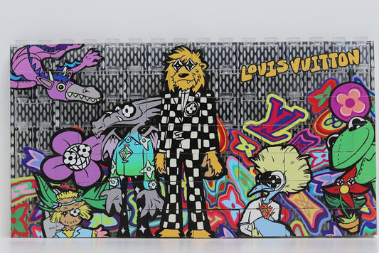 Rich Brick Louis Vuitton Virgil Abloh coffee table book - Graffiti Wall