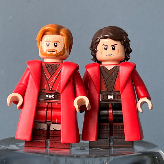 Jaka Obi-wan and Anakin Skywalker Set (Red Variant)