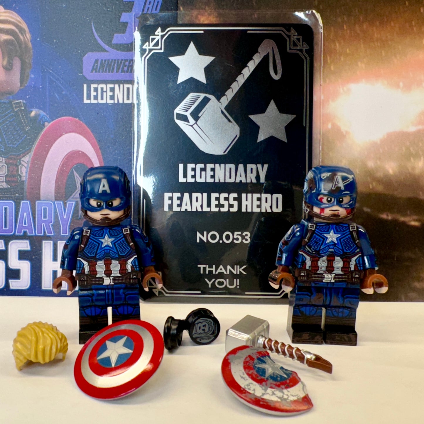 LCM Captain America Set (Legendary Fearless Hero)