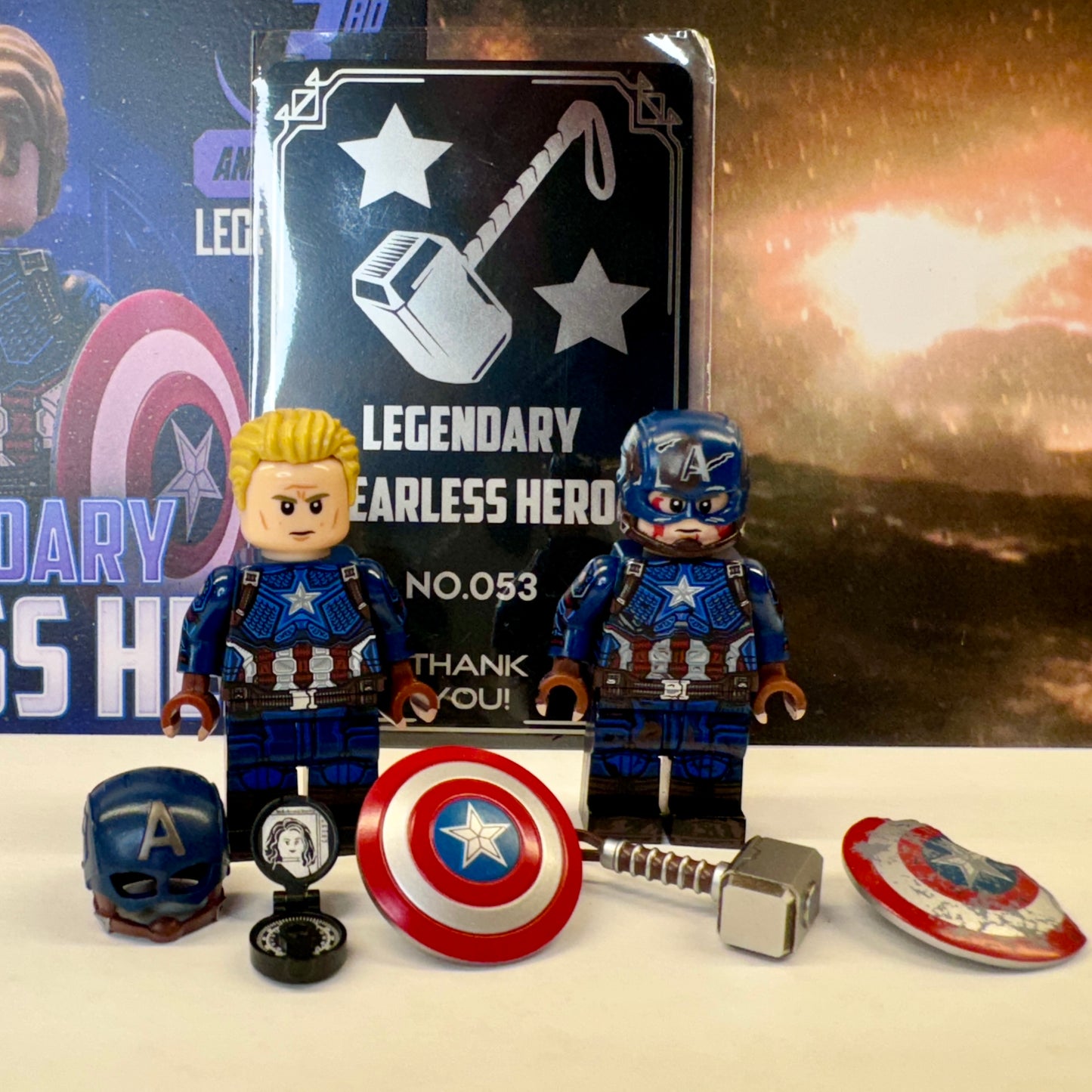 LCM Captain America Set (See Notes for Condition)