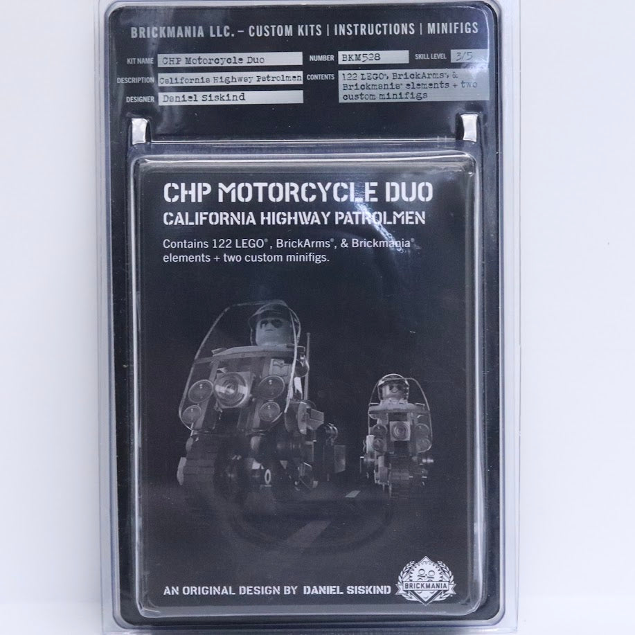 Brickmania CHP Motorcyle Duo Building Kit