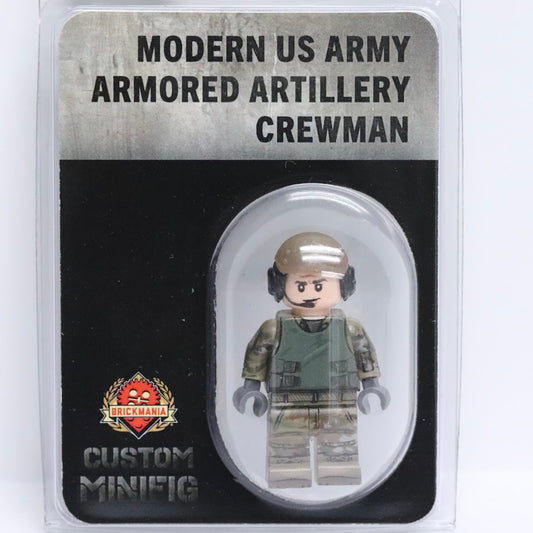 Brickmania Modern US Army Armored Artillery Crewman