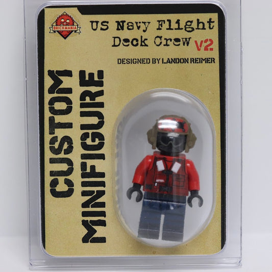 Brickmania US Navy Flight Deck Crew V2 (Red)