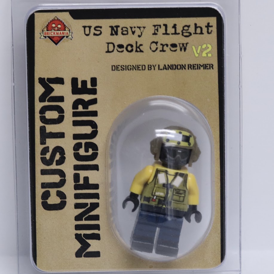 Brickmania US Navy Flight Deck Crew V2 (Yellow)