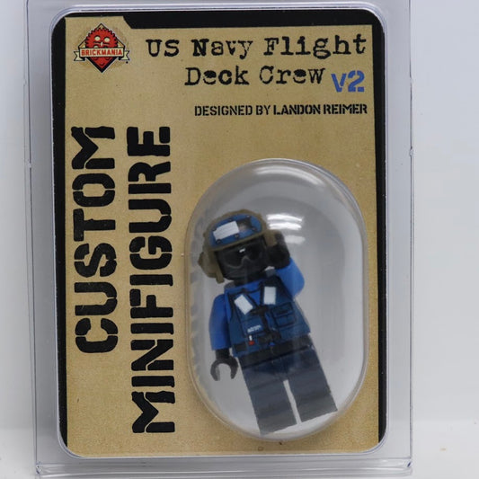 Brickmania US Navy Flight Deck Crew V2 (Blue)